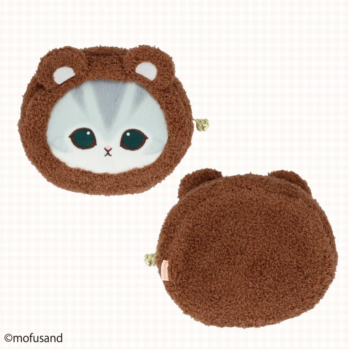 mofusand COSME&ZAKKAシリーズ フェイスポーチ ＜くま＞