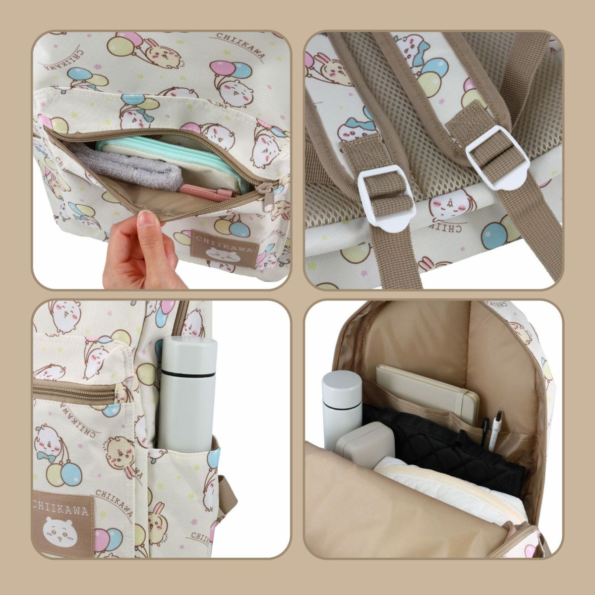 ちいかわ 新入学総柄シリーズ デイパック CW00440