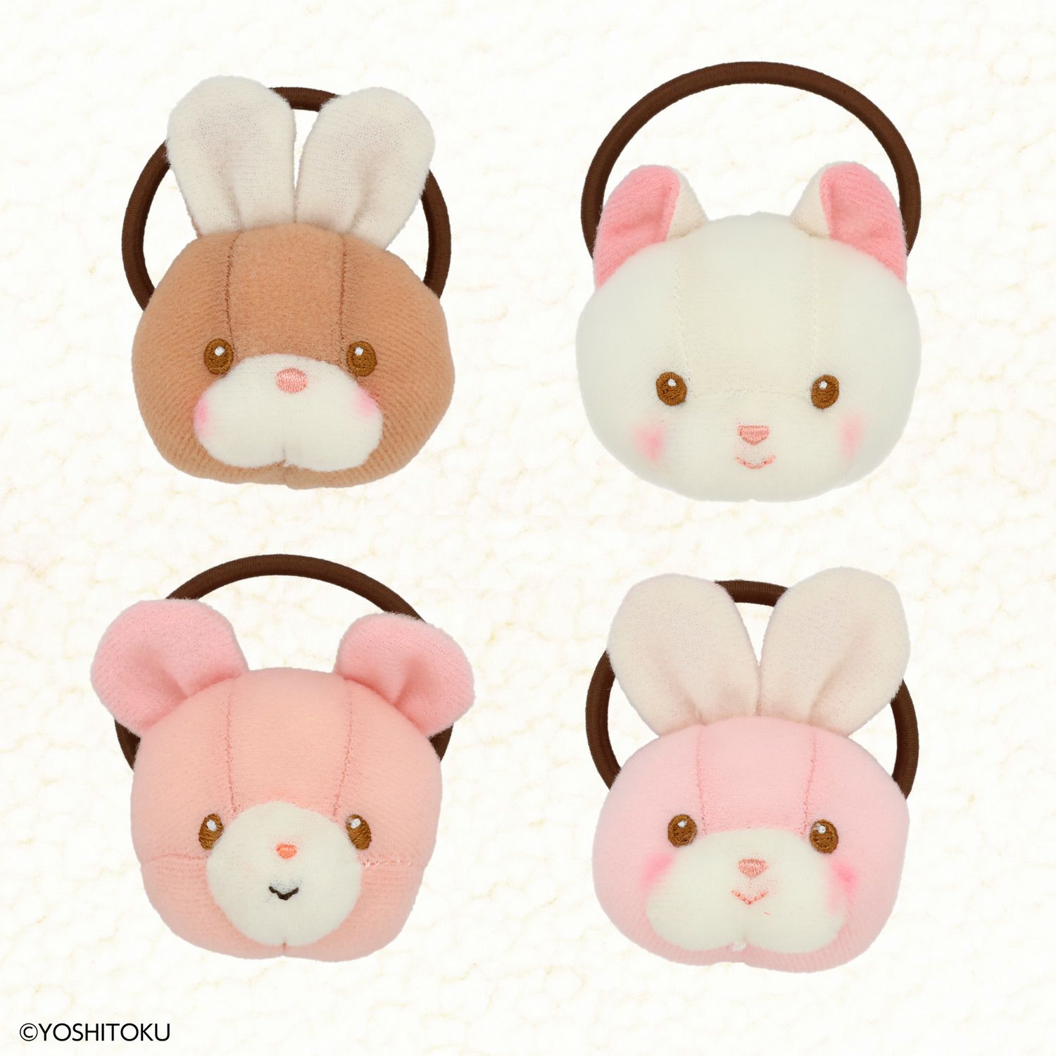吉徳 レトロぬいぐるみこれくしょん 吉徳シークレットぬいぐるみヘアゴム ＜全8種＞ 粧美堂 shobido