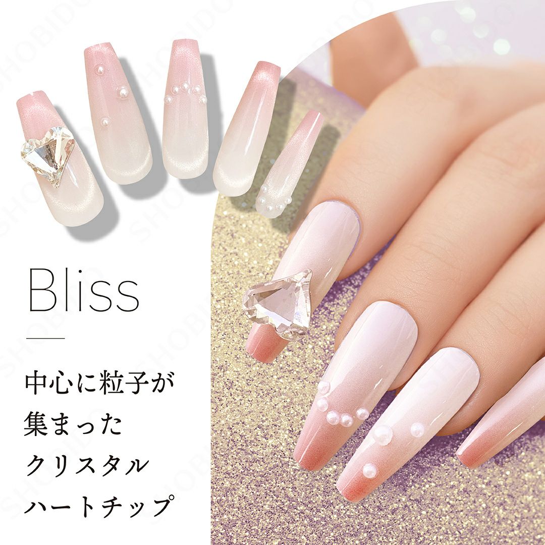 デコラティブネイル マグネットネイルチップ 24pcs/10size ＜Ring/Dots/Bliss/Charm＞ 粧美堂 shobido