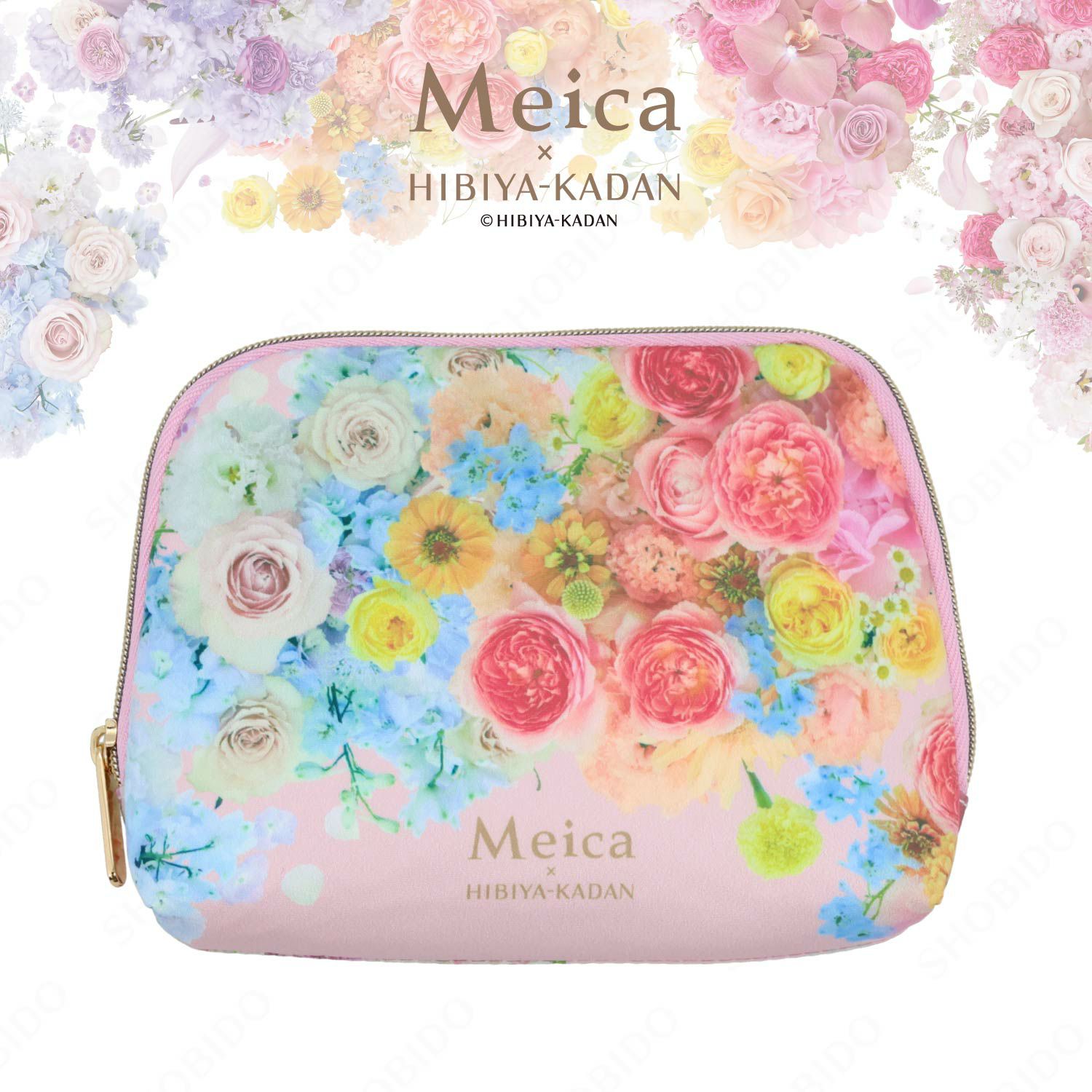 Meica 日比谷花壇コラボ ポーチ メイカ 粧美堂 shobido