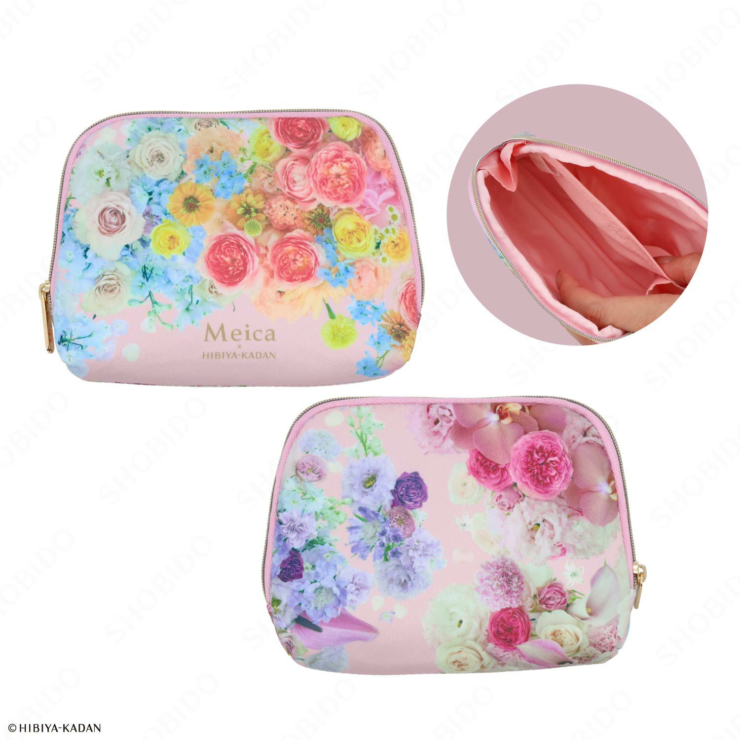 Meica 日比谷花壇コラボ ポーチ メイカ 粧美堂 shobido