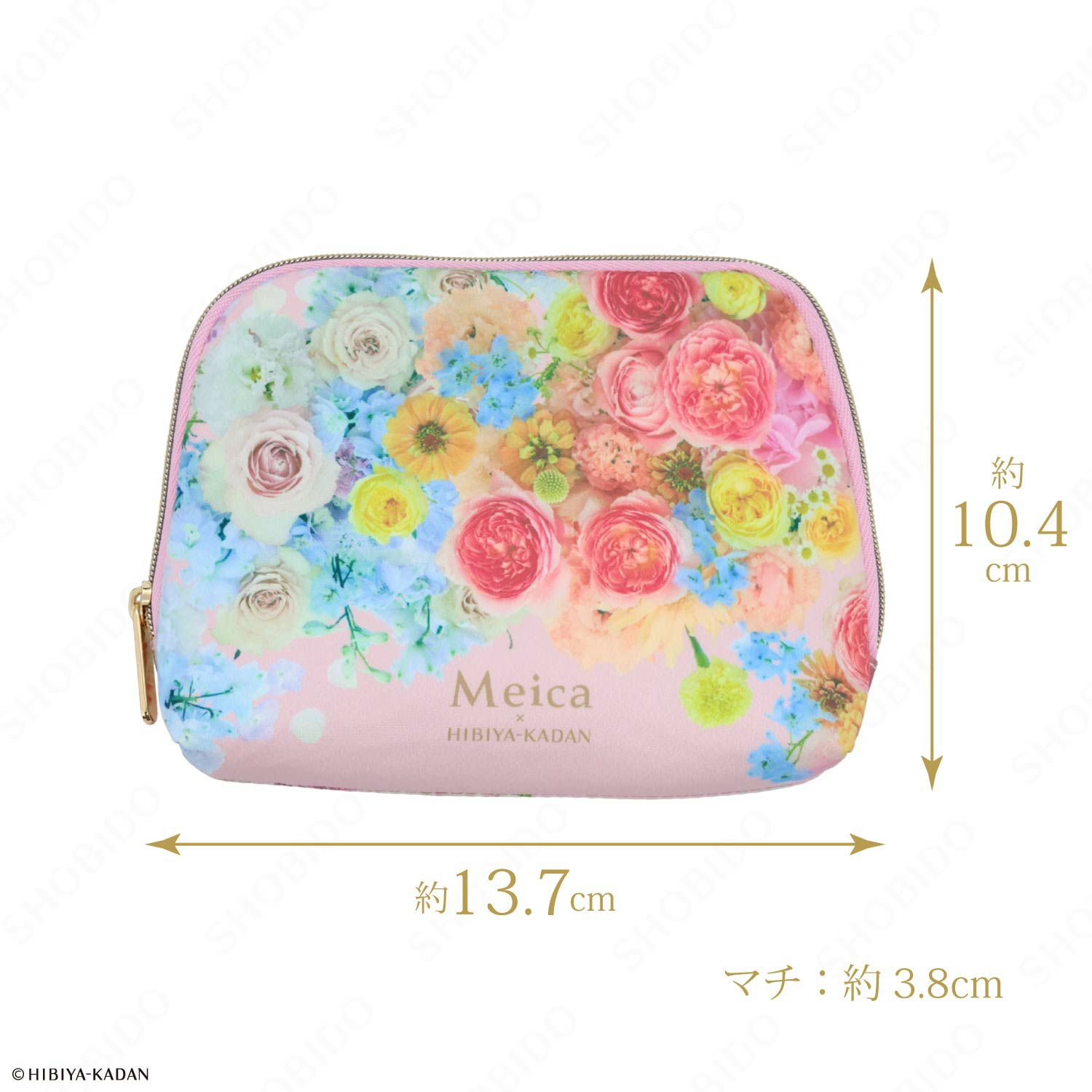 Meica 日比谷花壇コラボ ポーチ メイカ 粧美堂 shobido