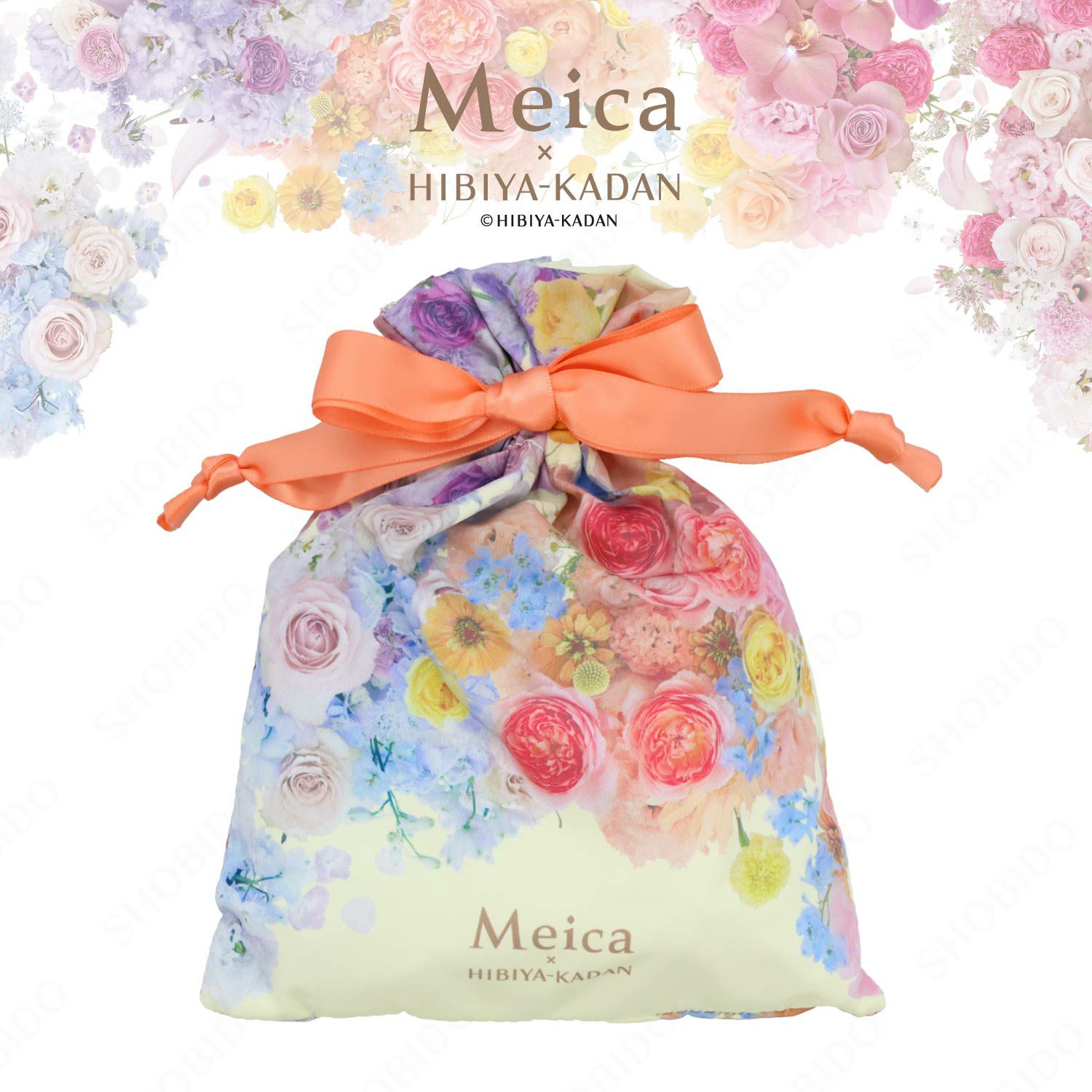 Meica 日比谷花壇コラボ 巾着 メイカ 粧美堂 shobido