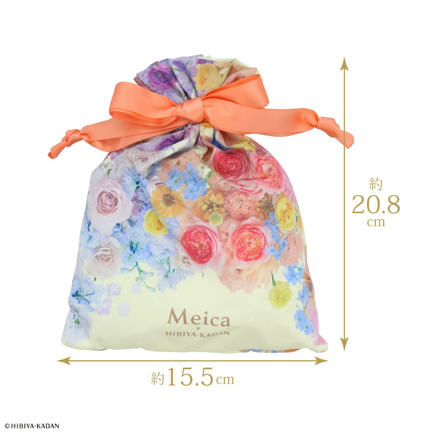 Meica 日比谷花壇コラボ 巾着 メイカ 粧美堂 shobido
