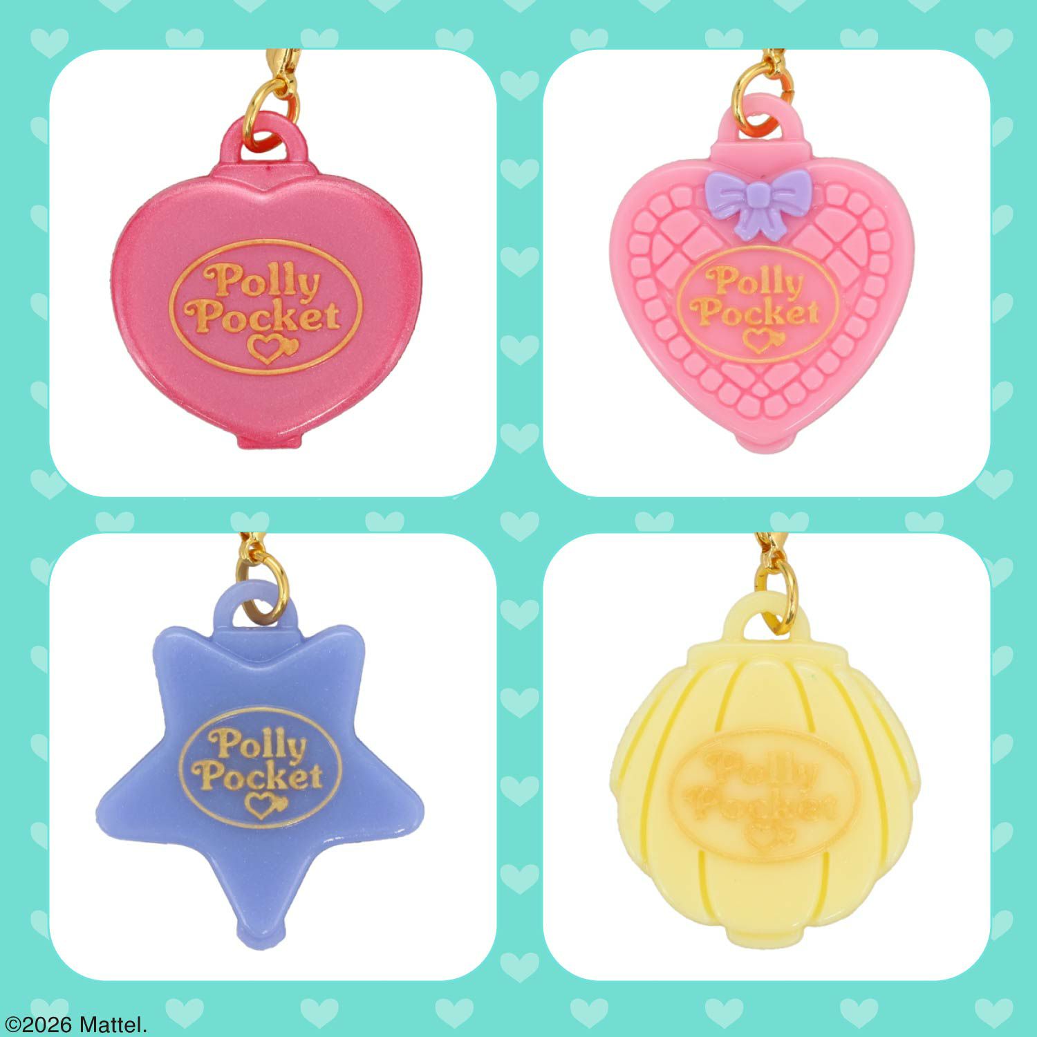 Polly Pocket シークレットマスコット付きリップクリーム ＜全6種＞ ポーリーポケット 粧美堂 shobido
