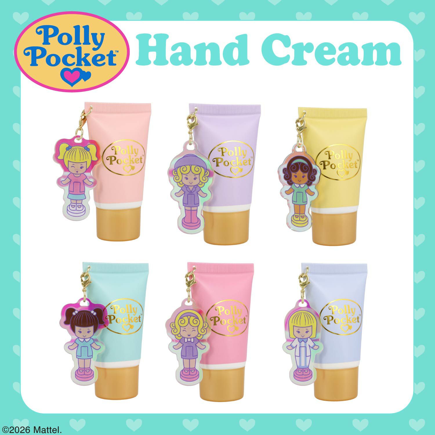 【ケース商品】【全6種セット】 Polly Pocket シークレットチャーム付きハンドクリームセット ポーリーポケット 粧美堂 shobido