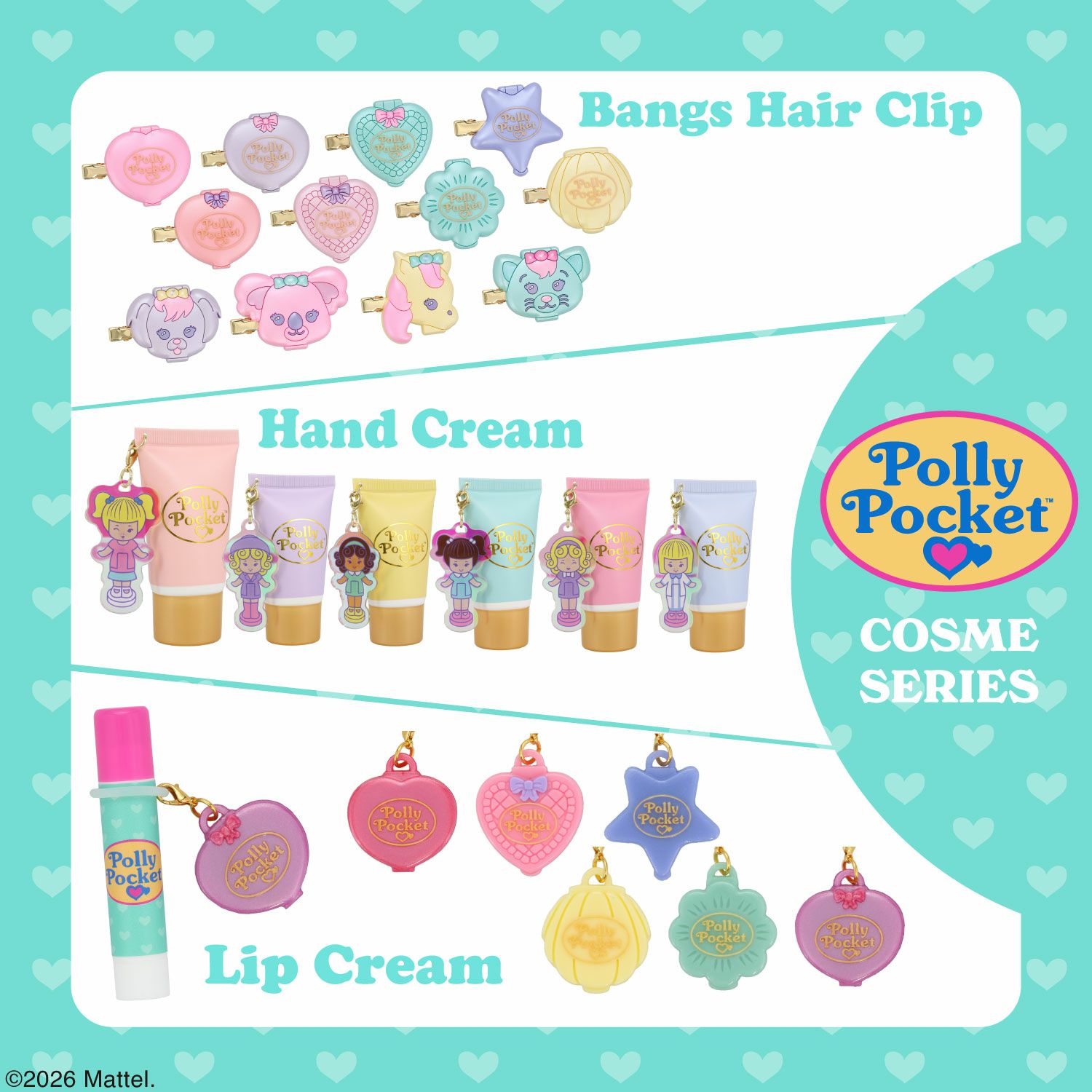 【ケース商品】【全6種セット】 Polly Pocket シークレットチャーム付きハンドクリームセット ポーリーポケット 粧美堂 shobido